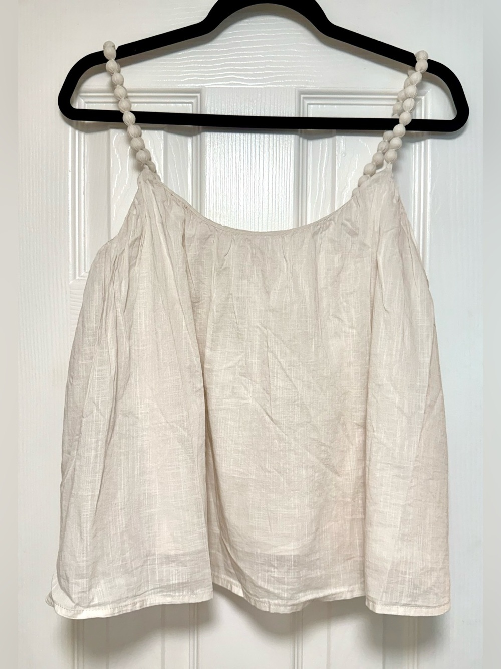 a new day Off White Beaded-Strap Camisole